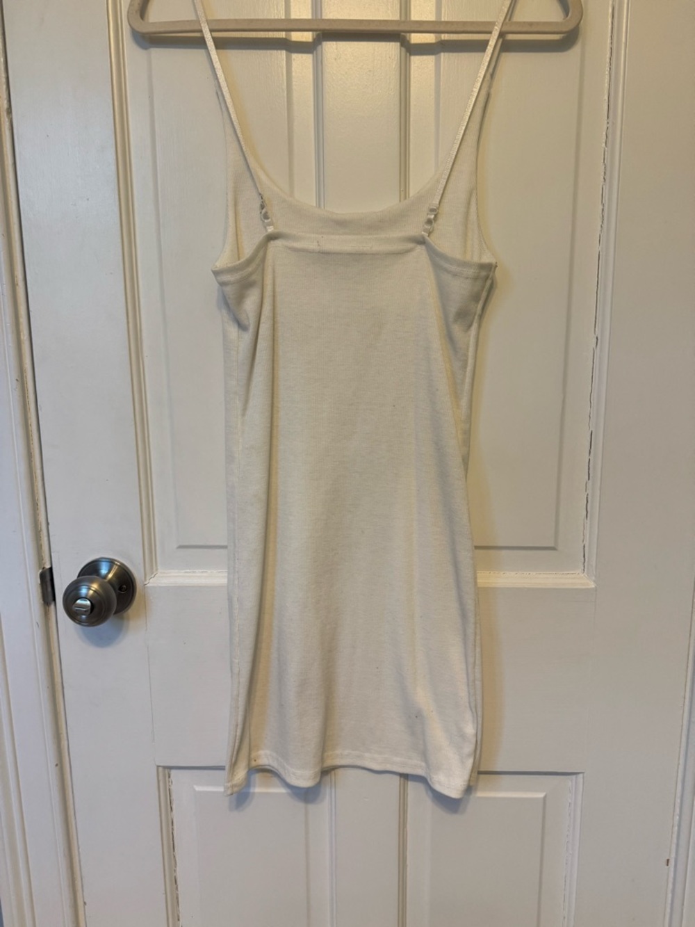 Love Culture Cream Ribbed Slip Dress - Picture 2 of 3